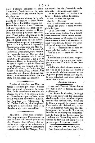 L'ami de la religion journal et revue ecclesiastique, politique et litteraire