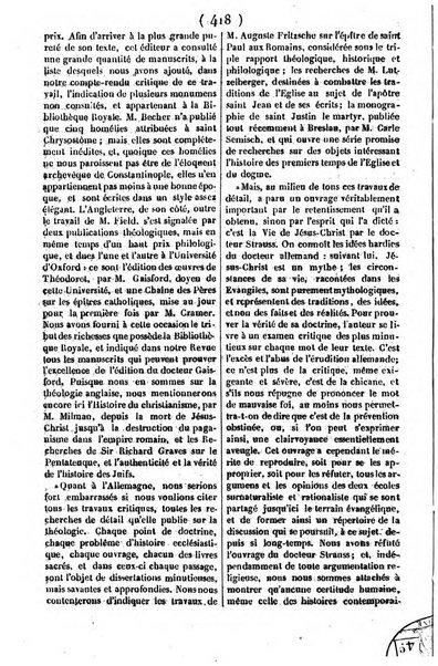 L'ami de la religion journal et revue ecclesiastique, politique et litteraire