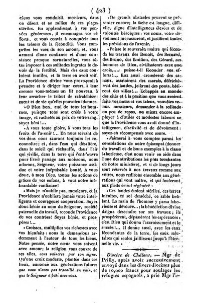 L'ami de la religion journal et revue ecclesiastique, politique et litteraire