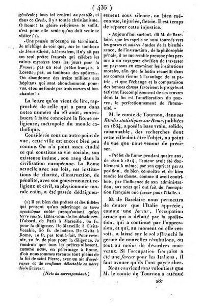 L'ami de la religion journal et revue ecclesiastique, politique et litteraire