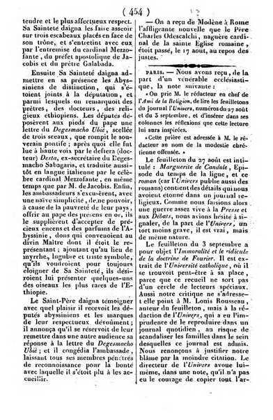 L'ami de la religion journal et revue ecclesiastique, politique et litteraire