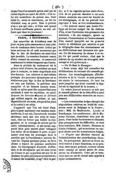 L'ami de la religion journal et revue ecclesiastique, politique et litteraire