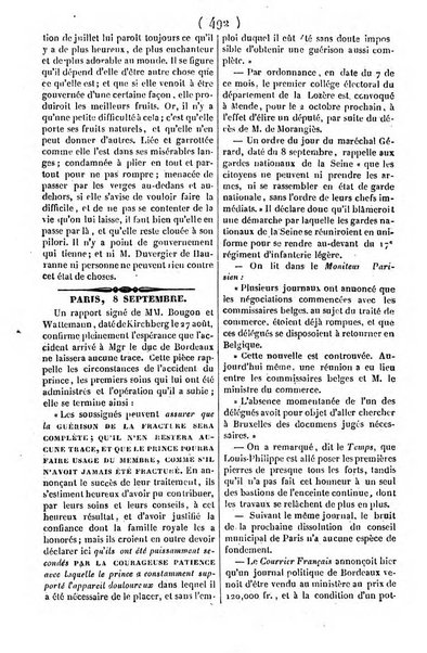 L'ami de la religion journal et revue ecclesiastique, politique et litteraire