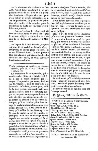 L'ami de la religion journal et revue ecclesiastique, politique et litteraire