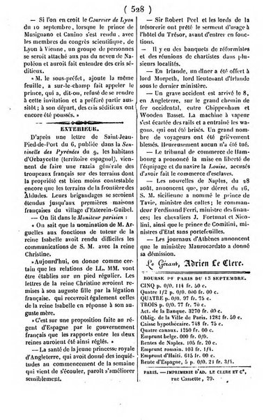 L'ami de la religion journal et revue ecclesiastique, politique et litteraire