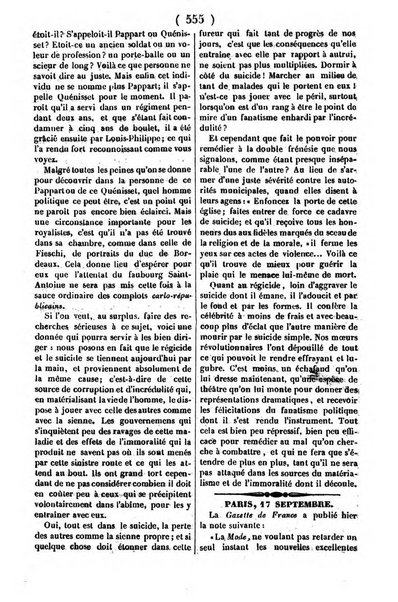 L'ami de la religion journal et revue ecclesiastique, politique et litteraire