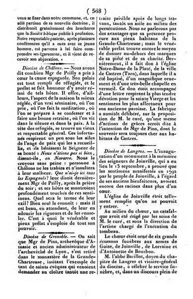 L'ami de la religion journal et revue ecclesiastique, politique et litteraire