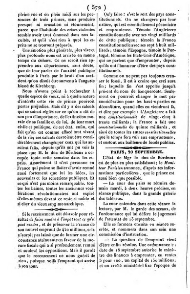 L'ami de la religion journal et revue ecclesiastique, politique et litteraire