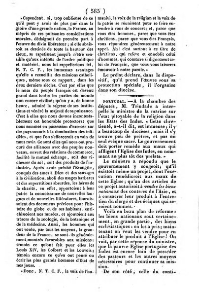 L'ami de la religion journal et revue ecclesiastique, politique et litteraire