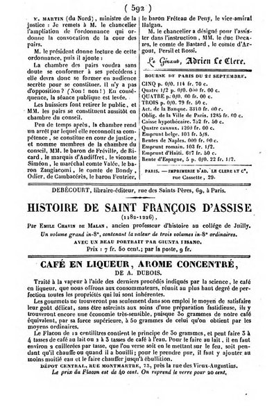 L'ami de la religion journal et revue ecclesiastique, politique et litteraire