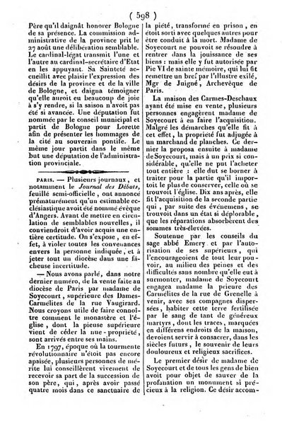 L'ami de la religion journal et revue ecclesiastique, politique et litteraire