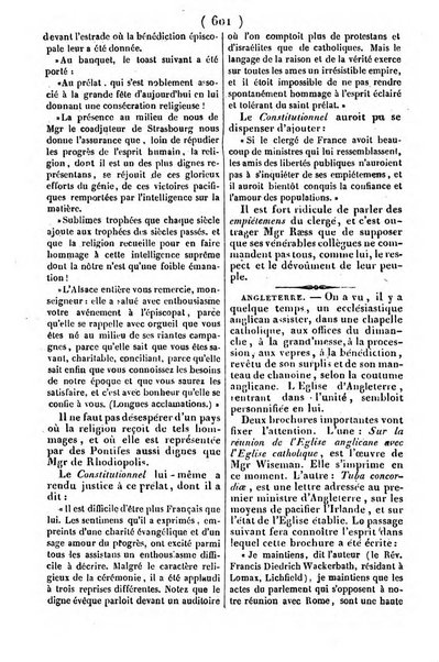 L'ami de la religion journal et revue ecclesiastique, politique et litteraire