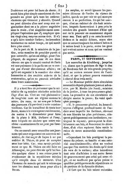 L'ami de la religion journal et revue ecclesiastique, politique et litteraire