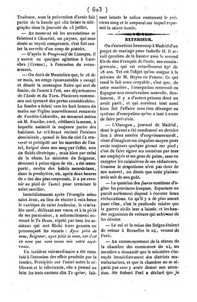 L'ami de la religion journal et revue ecclesiastique, politique et litteraire