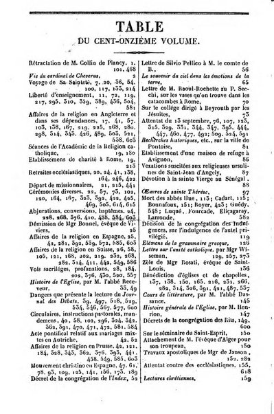 L'ami de la religion journal et revue ecclesiastique, politique et litteraire