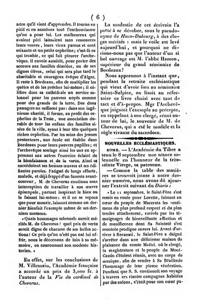 L'ami de la religion journal et revue ecclesiastique, politique et litteraire