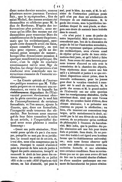 L'ami de la religion journal et revue ecclesiastique, politique et litteraire