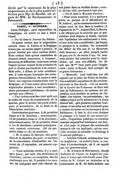 L'ami de la religion journal et revue ecclesiastique, politique et litteraire