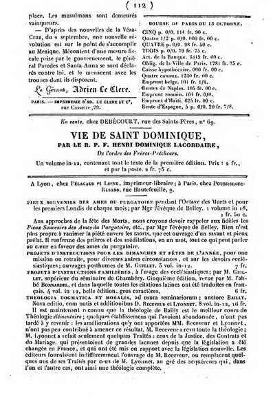 L'ami de la religion journal et revue ecclesiastique, politique et litteraire