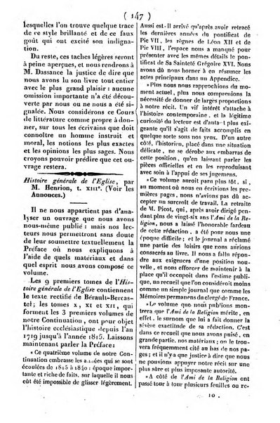 L'ami de la religion journal et revue ecclesiastique, politique et litteraire