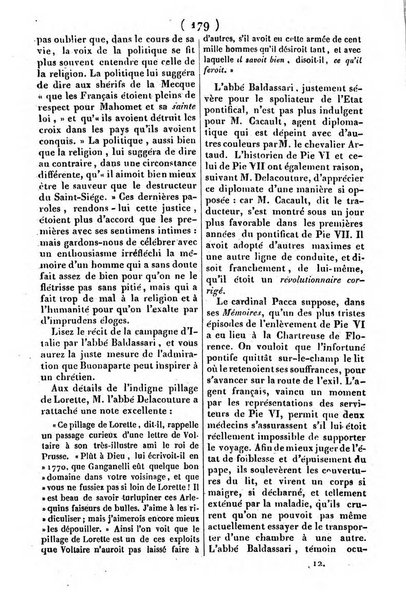 L'ami de la religion journal et revue ecclesiastique, politique et litteraire