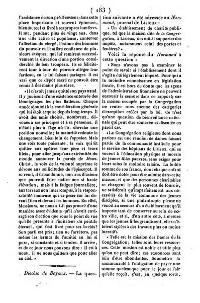 L'ami de la religion journal et revue ecclesiastique, politique et litteraire