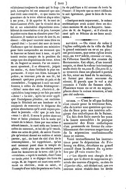 L'ami de la religion journal et revue ecclesiastique, politique et litteraire