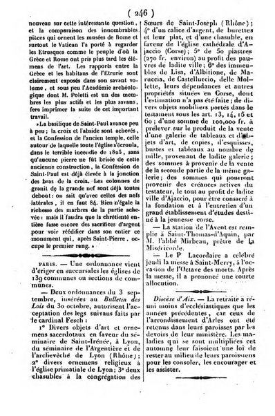 L'ami de la religion journal et revue ecclesiastique, politique et litteraire