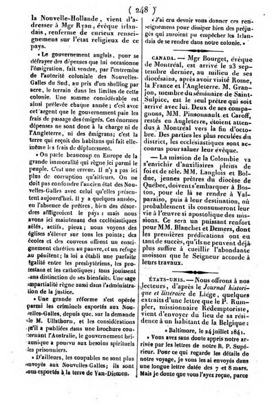 L'ami de la religion journal et revue ecclesiastique, politique et litteraire