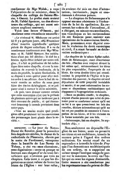 L'ami de la religion journal et revue ecclesiastique, politique et litteraire