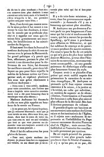 L'ami de la religion journal et revue ecclesiastique, politique et litteraire