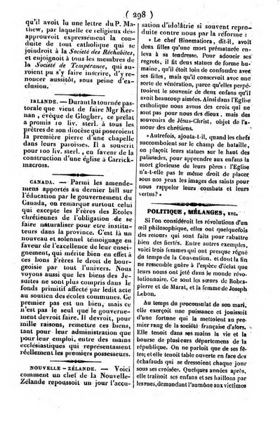 L'ami de la religion journal et revue ecclesiastique, politique et litteraire