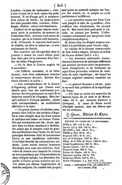 L'ami de la religion journal et revue ecclesiastique, politique et litteraire