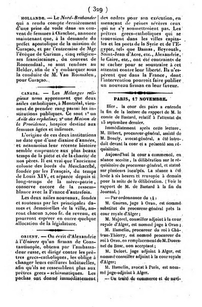 L'ami de la religion journal et revue ecclesiastique, politique et litteraire