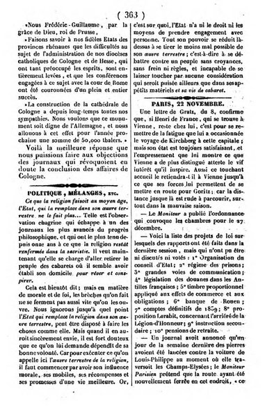 L'ami de la religion journal et revue ecclesiastique, politique et litteraire