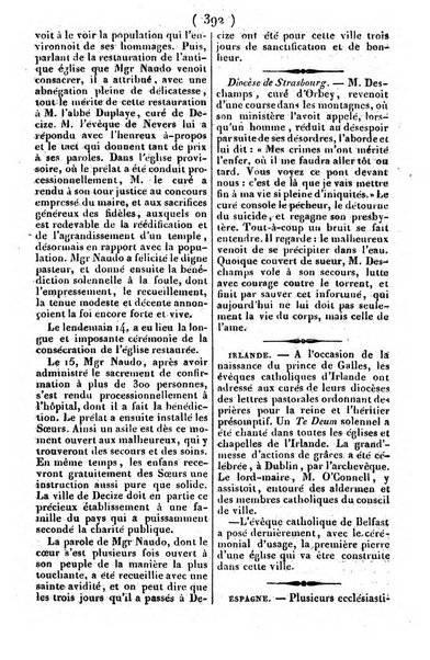 L'ami de la religion journal et revue ecclesiastique, politique et litteraire