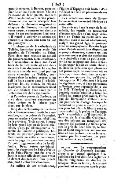 L'ami de la religion journal et revue ecclesiastique, politique et litteraire