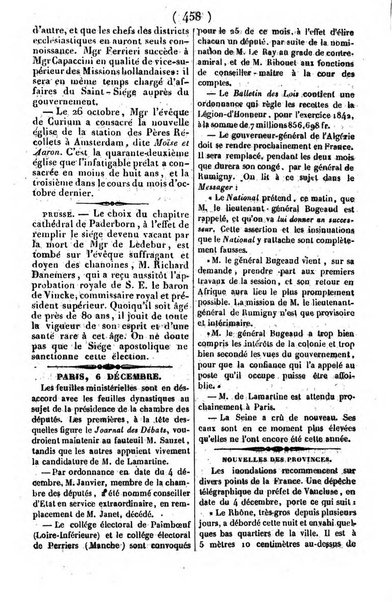 L'ami de la religion journal et revue ecclesiastique, politique et litteraire