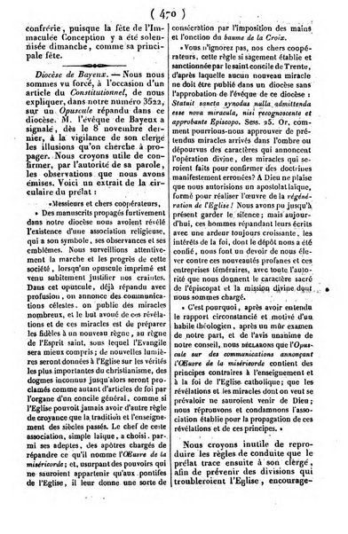 L'ami de la religion journal et revue ecclesiastique, politique et litteraire