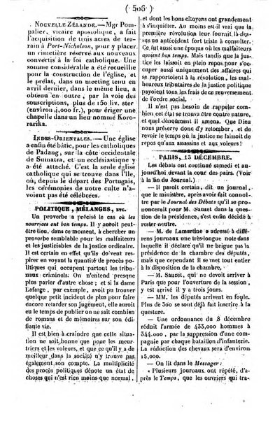 L'ami de la religion journal et revue ecclesiastique, politique et litteraire