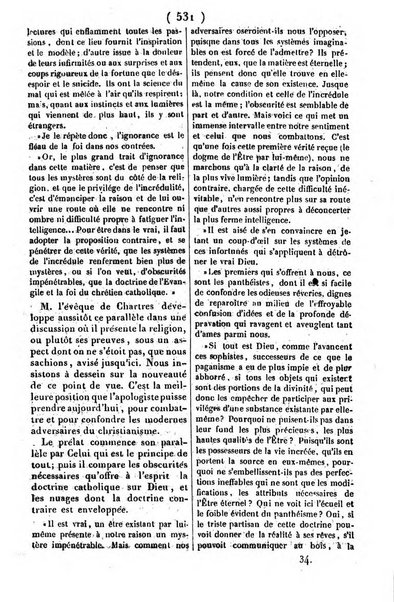 L'ami de la religion journal et revue ecclesiastique, politique et litteraire