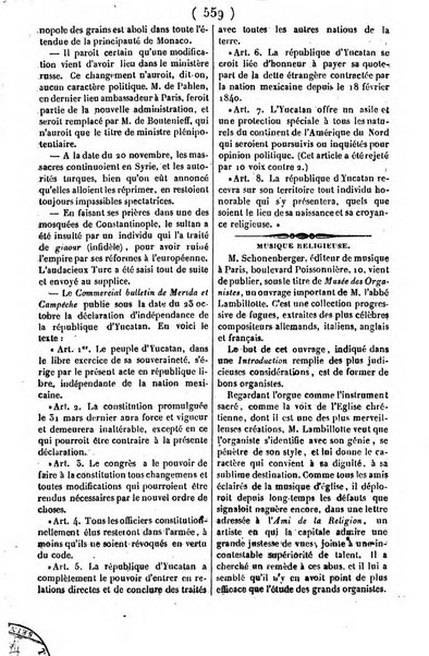 L'ami de la religion journal et revue ecclesiastique, politique et litteraire