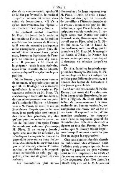 L'ami de la religion journal et revue ecclesiastique, politique et litteraire