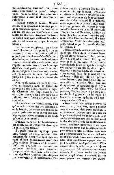 L'ami de la religion journal et revue ecclesiastique, politique et litteraire