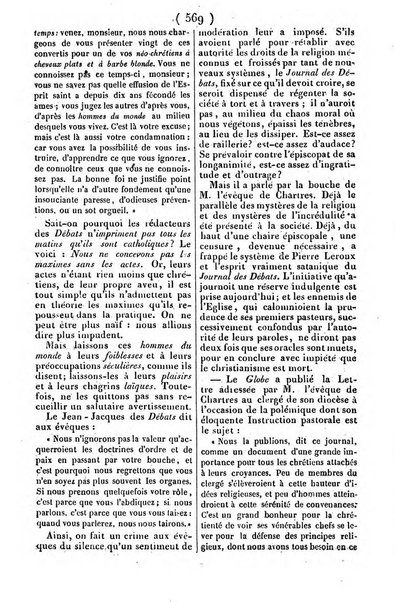 L'ami de la religion journal et revue ecclesiastique, politique et litteraire