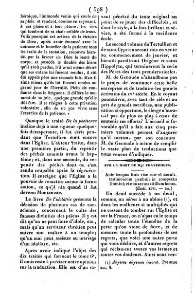 L'ami de la religion journal et revue ecclesiastique, politique et litteraire