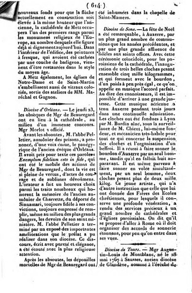 L'ami de la religion journal et revue ecclesiastique, politique et litteraire