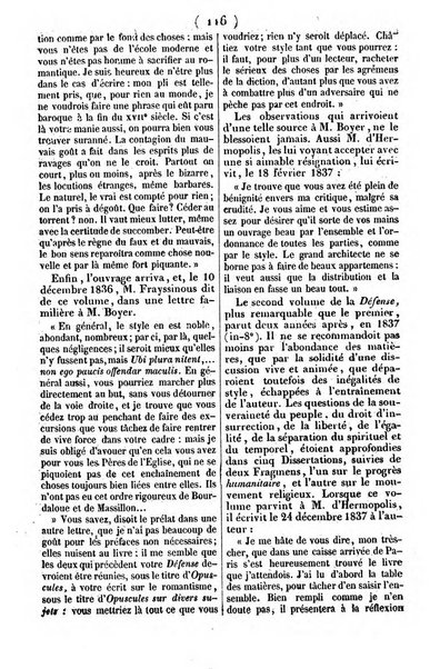 L'ami de la religion journal et revue ecclesiastique, politique et litteraire