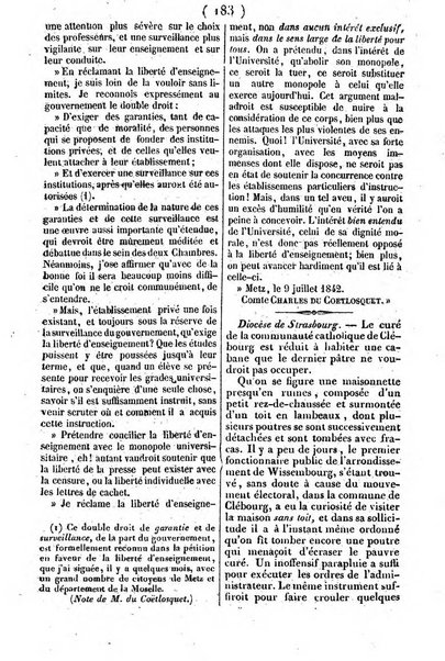 L'ami de la religion journal et revue ecclesiastique, politique et litteraire