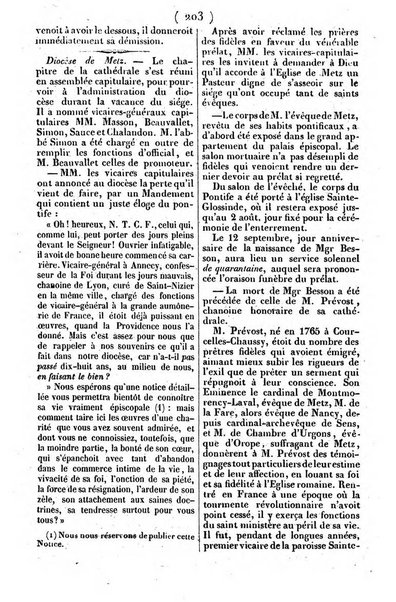 L'ami de la religion journal et revue ecclesiastique, politique et litteraire